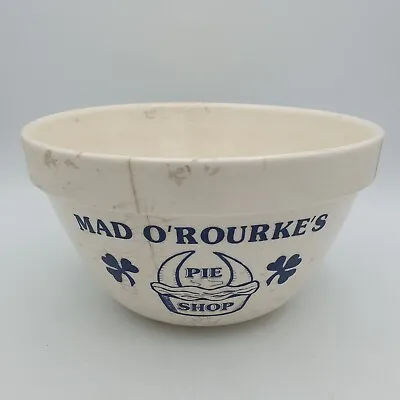 Very Rare Mad O'rourke's Pie Shop Mixing Bowl Vintage/Antique? By Mason Cash • $74.66