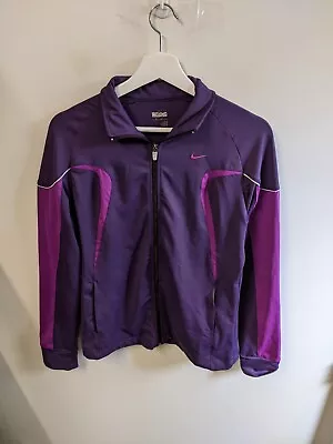 Nike Jacket Womens Size 2XL XXL Purple Vintage Essential Fit Dri Tracksuit Top • $25