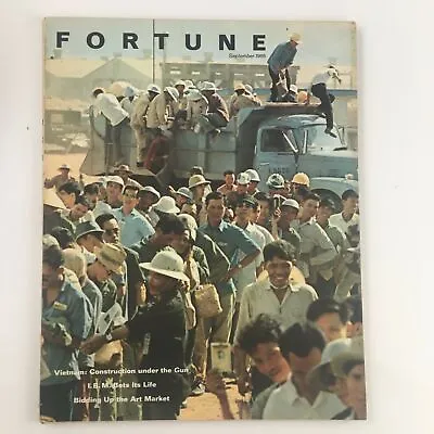 Fortune Magazine September 1966 Vietnam Construction Under The Gun No Label • $22.45