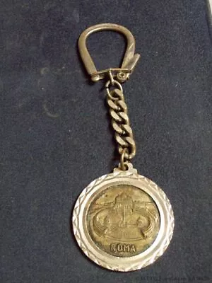 Vatican City St. Peter's Square Medal Keychain Vintage Rome Italy Roma Souvenir • $12.99
