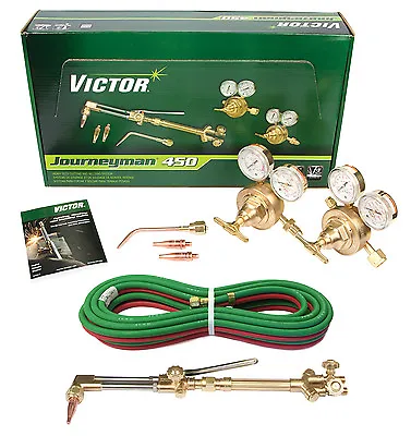 0384-0807+ Victor Journeyman 450 Torch Kit Set CA2460 315FC SR450D 20' 3/16 Hose • $579.99