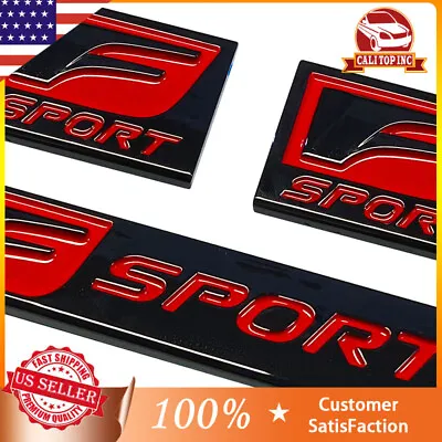 3PCS F-Sport Emblem Rear Trunk Lid Fender Side Bumper Roof Badge For RX GS IS RC • $16.59