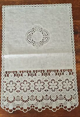 Vinyl Tray Covers Doilies Placemats Table Cloths 🎀 Cream Colour Vinyl Lace • $15.16