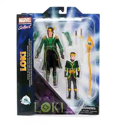 Marvel Select Loki Collector's Edition Action Figure Set With Kid Loki • £25