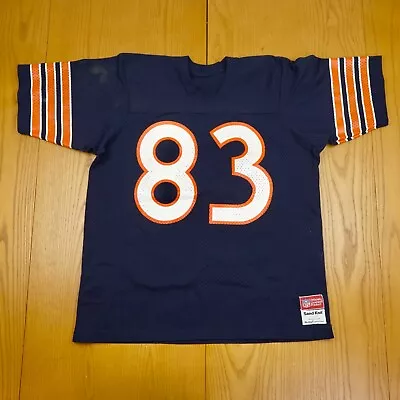 Vintage CHICAGO BEARS JERSEY Large Sand-Knit MacGregor 80s Willie Gault 83 • $83