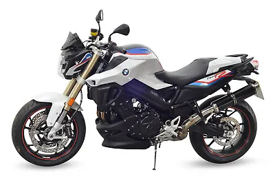 BMW F800R Exhaust SP Engineering Satin Black Round Moto GP XL 2018 • $348.39