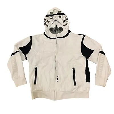 Star Wars Stormtrooper Hoodie Marc Ecko Cut & Sew Mens Sz XL Full Zip Mask • $80.88