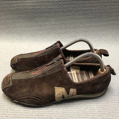 MERRELL Barrado Leather Chestnut  Women Size 9 Slip On Suede Shoes Brown  • $94.36