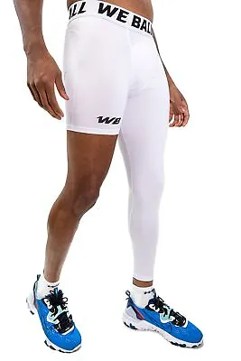 We Ball Sports Athletic Compression Tights | Men's Single Leg Sports Tights • $29.99
