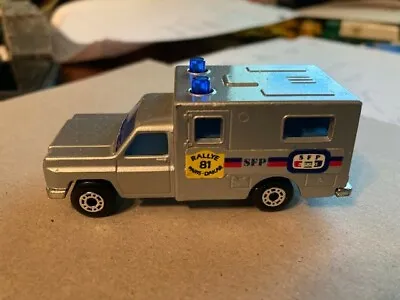 Matchbox Superfast Ambulance #41 Rare Silver Rallye • $53