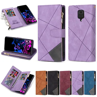 Case For Xiaomi Mi 11 11t Pro Redmi 9i 10 Note 9 9t Zipper Wallet Leather Cover • $17.55