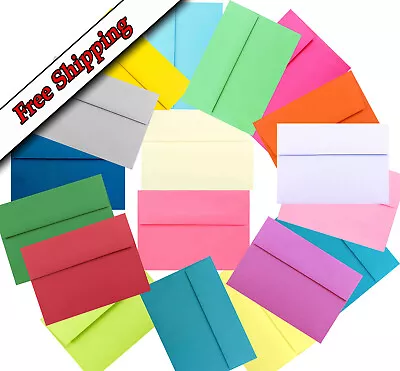 Multi Rainbow A6 70lb 4-3/4 X 6-1/2 Envelopes For Up To 4-1/2 X6-1/4 Enclosures • $10.97