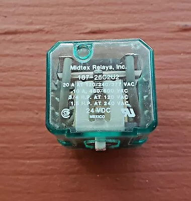  MIDTEX 187-26C2U2 Relay 24VDC • $9.95