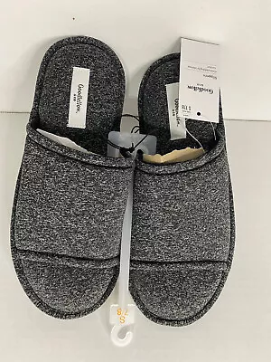 Goodfellow And Co. Gray Slip-On Open Toe Mens Slippers Size Small (7/8) • $12.99