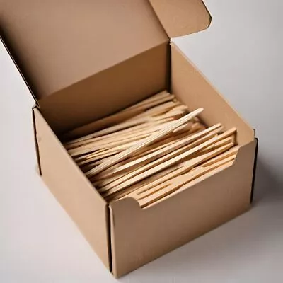 Barista+ Premium Wooden Coffee Stirrers (Multiple Pack Sizes) Boxed Eco-Friendly • £1.50