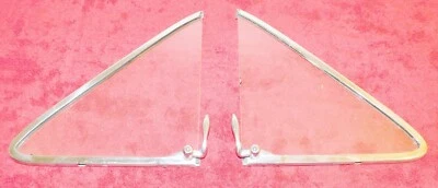 $199 • Buy 1949 1950 1951 Ford Custom Deluxe Mainline Crestliner ORIG L+R DOOR VENT WINDOWS