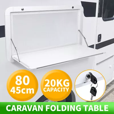 Caravan Table Foldout Picnic Camping Outdoor Aluminum Desk Motorhome 800 X 450mm • $135