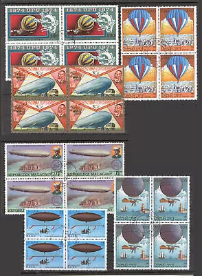 Balloon H22 Airship Aviation UPU 24v Hungary Laos Madagascar + • $1.99