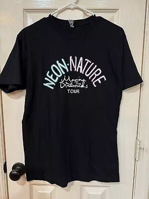 Marina And The Diamonds Neon Nature 2015 Concert Tour Black T Shirt Super Soft M • $19.99