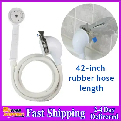 Portable Shower Head Hose Handheld Pet Bath Wash Sprayer Bathtub Faucet Attach • $15.59