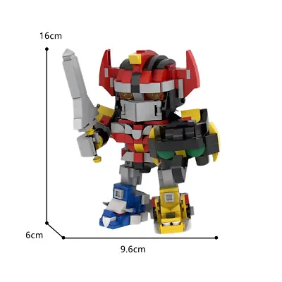 Mech Warrior Colorful Robot From TV Series 483 Pieces Building Toys & Blocks • $34.94