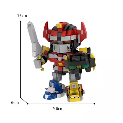 YOUFOY Mech Warrior Colorful Robot From TV Series 483 Pieces Building Kit Set • $31.68