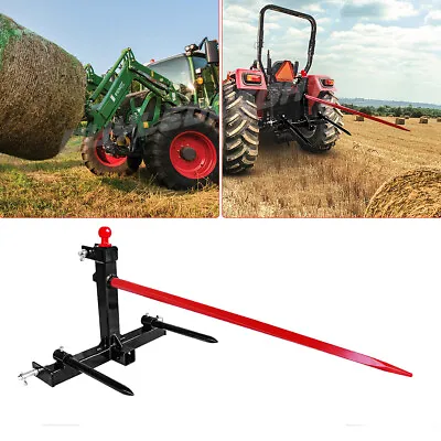 3 Point Trailer Hitch Attachment 49  Hay Bale Spear 17  Stabilizer Cat 1 Tractor • $284.99