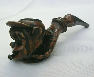 Vintage Chinese Pipe No Damper Monkey Head Shallow Bowl Air Chamber  • $136.77