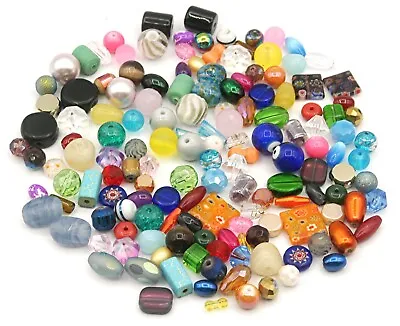 $12.42 • Buy 75 Pairs / 150 Matching Glass Beads 8-14mm Med Assorted Mix Quality Earrings Lot