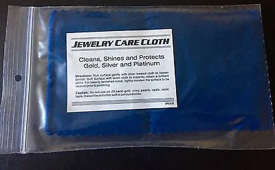 SilverGoldPlatinum Jewelry Cleaning And Polishing Cloth FREE SHIPPING • $3.99