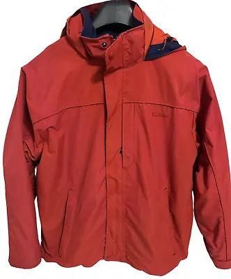 L.L. Bean Winter Coat Size Large Weather Challenger 3-in-1 Jacket Fleece Hood • $24.99