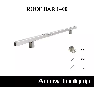 Aluminium Cab Ute Canopy And Toolbox Roof Rack Flat Alloy Roof Bar 1400 Wide • $75