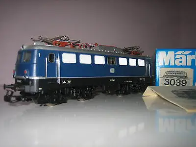 Märklin H0 3039 Br 110 Electric Locomotive Blue Original Box • $172.07