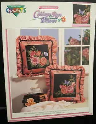 Brenda Blessing's Cabbage Rose Pillows Volume #11005  Cross Stitch Pattern Book • $5.99