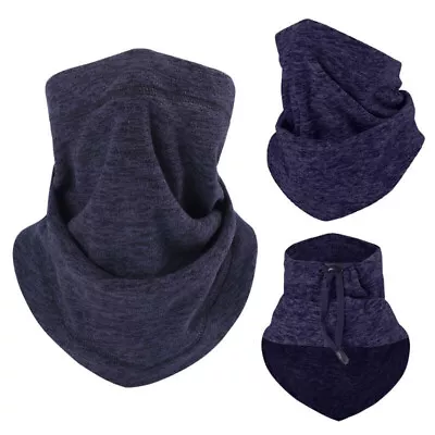 Fleece Neck Gaiter Windproof Half Face Mask Winter Thermal Ski Men Women Scarf • $3.99