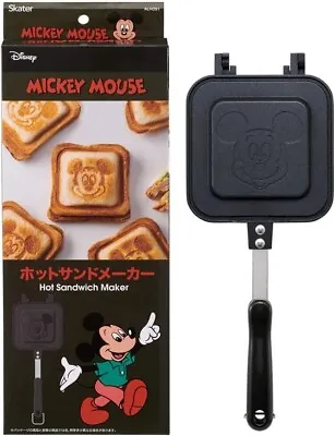 Skater ALHOS1-A Hot Sandwich Maker Cute Baking Micky Mouse From Japan Free Ship • $77.93