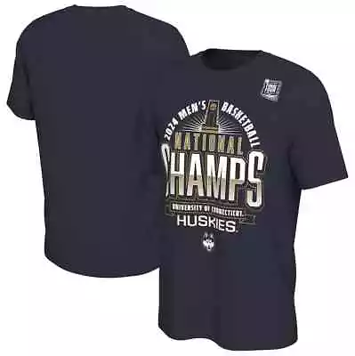 UConn Huskies 2024 NCAA Men's Basketball National Champions Locker Room Shirt • $13.95