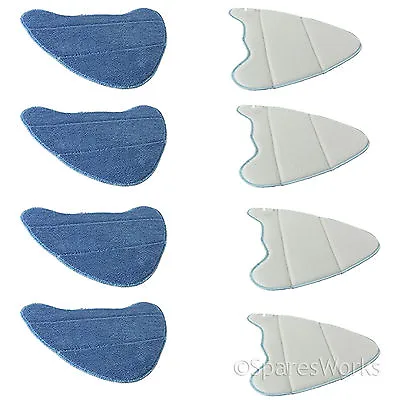 Vax Mop Cover Pads Microfibre Cleaning For Steam Cleaner X 8 • £16.61