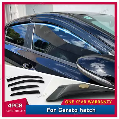 AUSGO Luxury Weather Shields For KIA Cerato BD Hatch 2018-Onwards Window Visors • $65.31