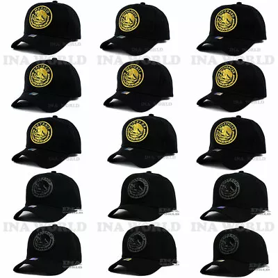 MEXICAN Hat MEXICO Federal State Embroidered Curved Bill Baseball Cap- Gold/Gray • $14.45