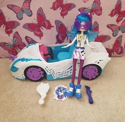 £20 • Buy My Little Pony Equestria Girls Dj Pon 3 & Car With Wings, Brush & Accessories