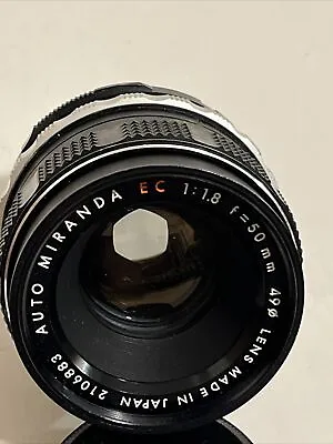 Miranda EC 50mm F:1.8 Auto Lens Made In Japan W/covers • $29