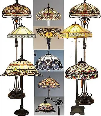 £149.99 • Buy Tiffany Style Stained Glass Handcrafted Floor Lamps- Perfect Christmas Gift