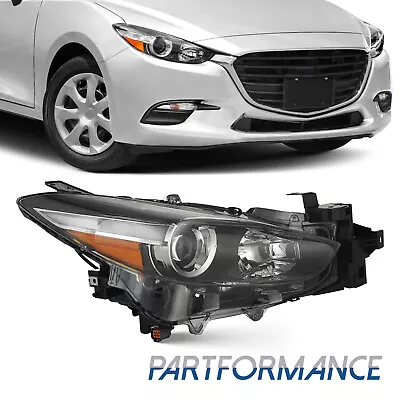 For 2017-2018 Mazda 3 Halogen Factory Style Headlight Right Side MA2519175 • $65.99