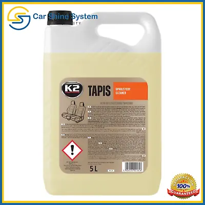 VALET Car Upholstery Cleaner Interior Seat Stain Textile  5L K2 TAPIS • £13.99