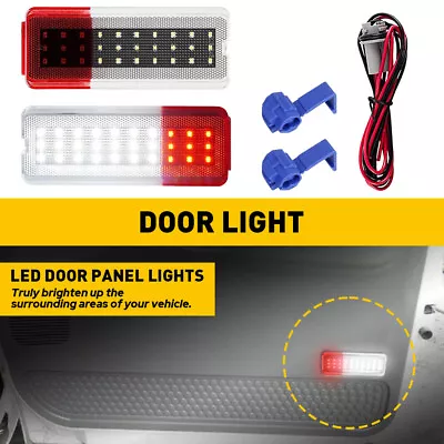 Red LED Door Courtesy Light Lamp For 1999-07 Ford F250 Super Bright Accessories • $21.84