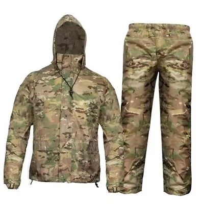  Camo - Rain Gear For Men Waterproof Lightweight Rain Coat Large Cp Rain Suit • $66.03