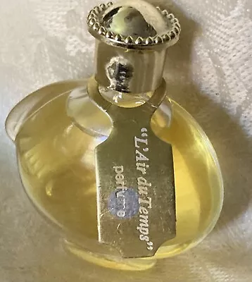 Vintage Nina Ricci Mini L’Air Du Temps Eau De Parfum/Perfume Bottle 5ml 1/6 Oz • $3.99