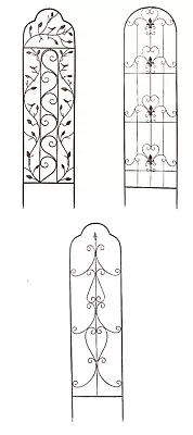 £32.98 • Buy Metal Garden Trellis Climbing Plant Wall Trellises Panel Screen Frame Support