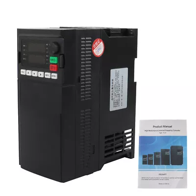 7.5KW 220V 10HP Single To 3 Phase VFD Variable Frequency Drive Inverter CNC • $161.55